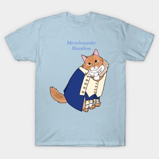 Alexander Hamilton Cat T-Shirt